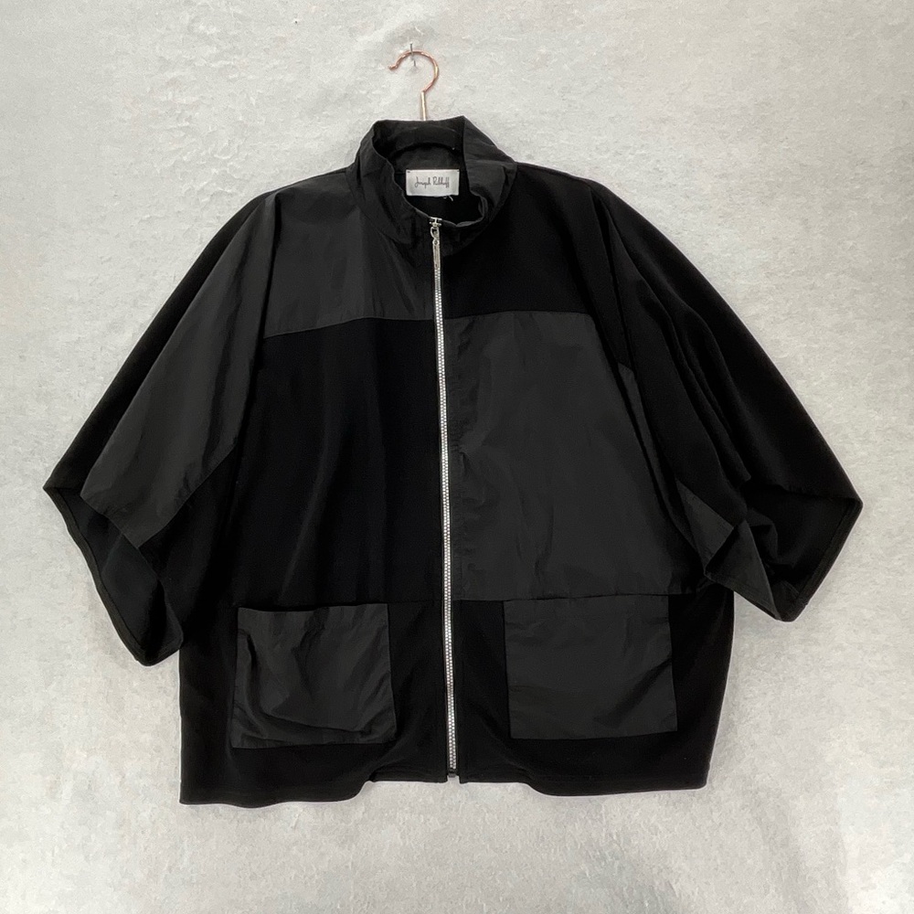 Joseph‎ Ribkoff 221123 Black Zip Up Jacket XL